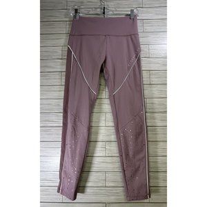 Ryderwear Women's Purple Legging Gym Activewear‎ Full Length Fitness Size M